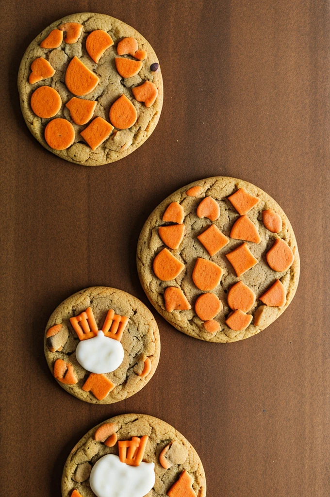 A carrot cookie
