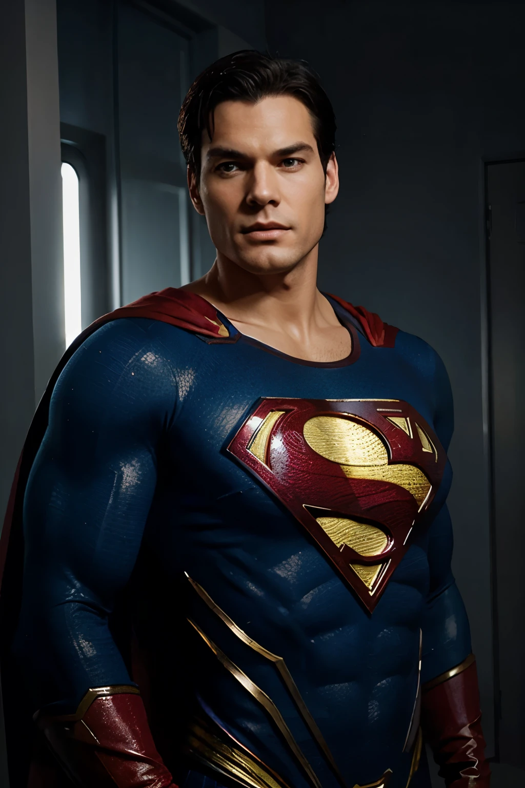 Superman interpreted by wolgant novogratf con el traje classici