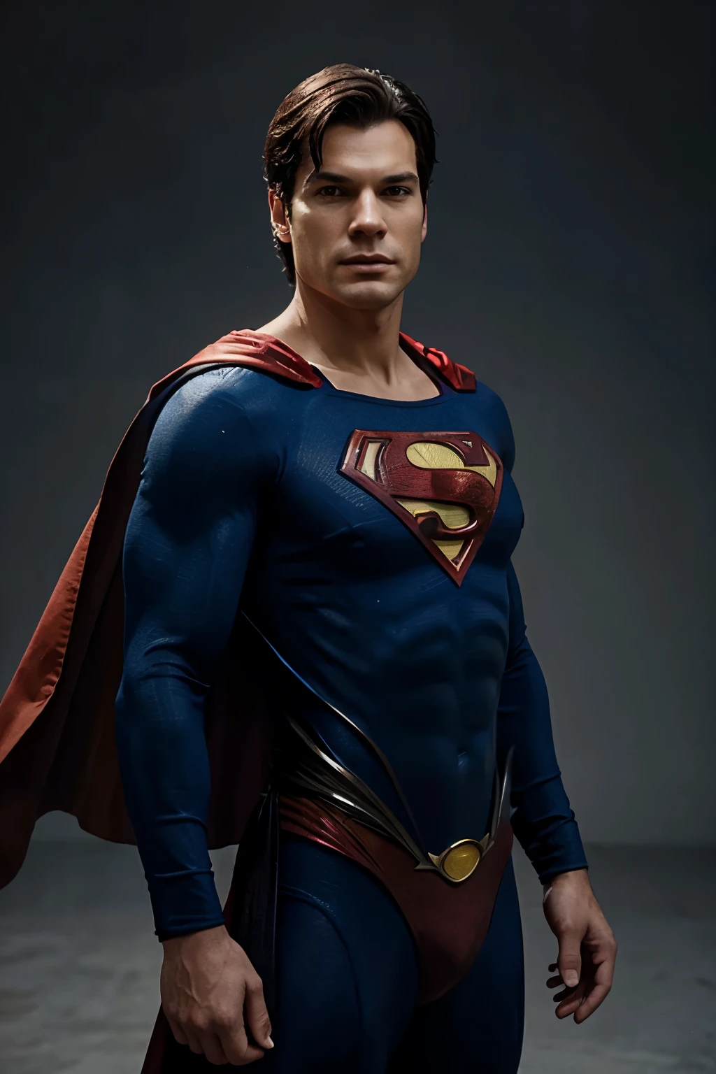 Superman interpreted by wolgant novogratf con el traje classici