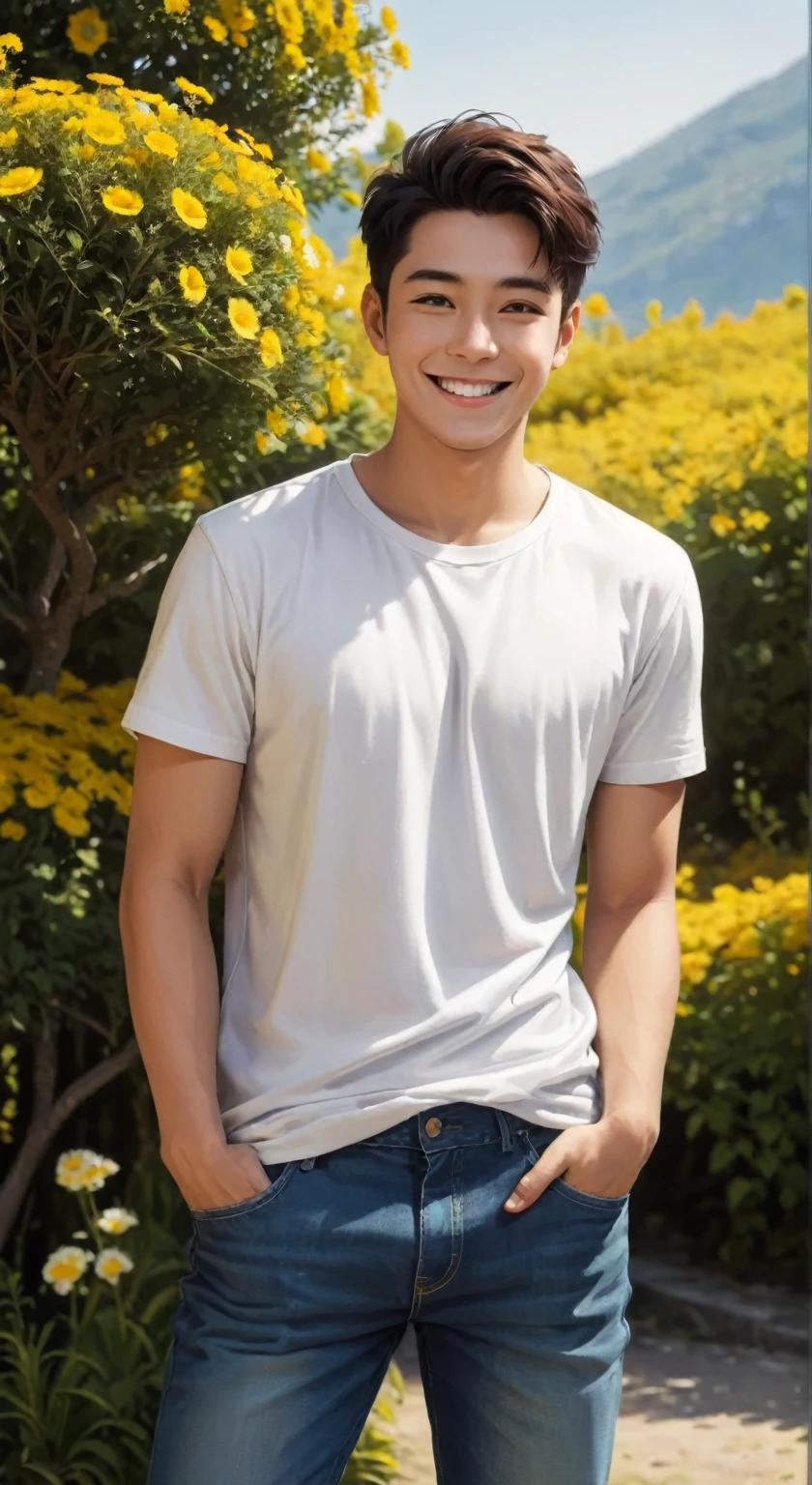 smiling