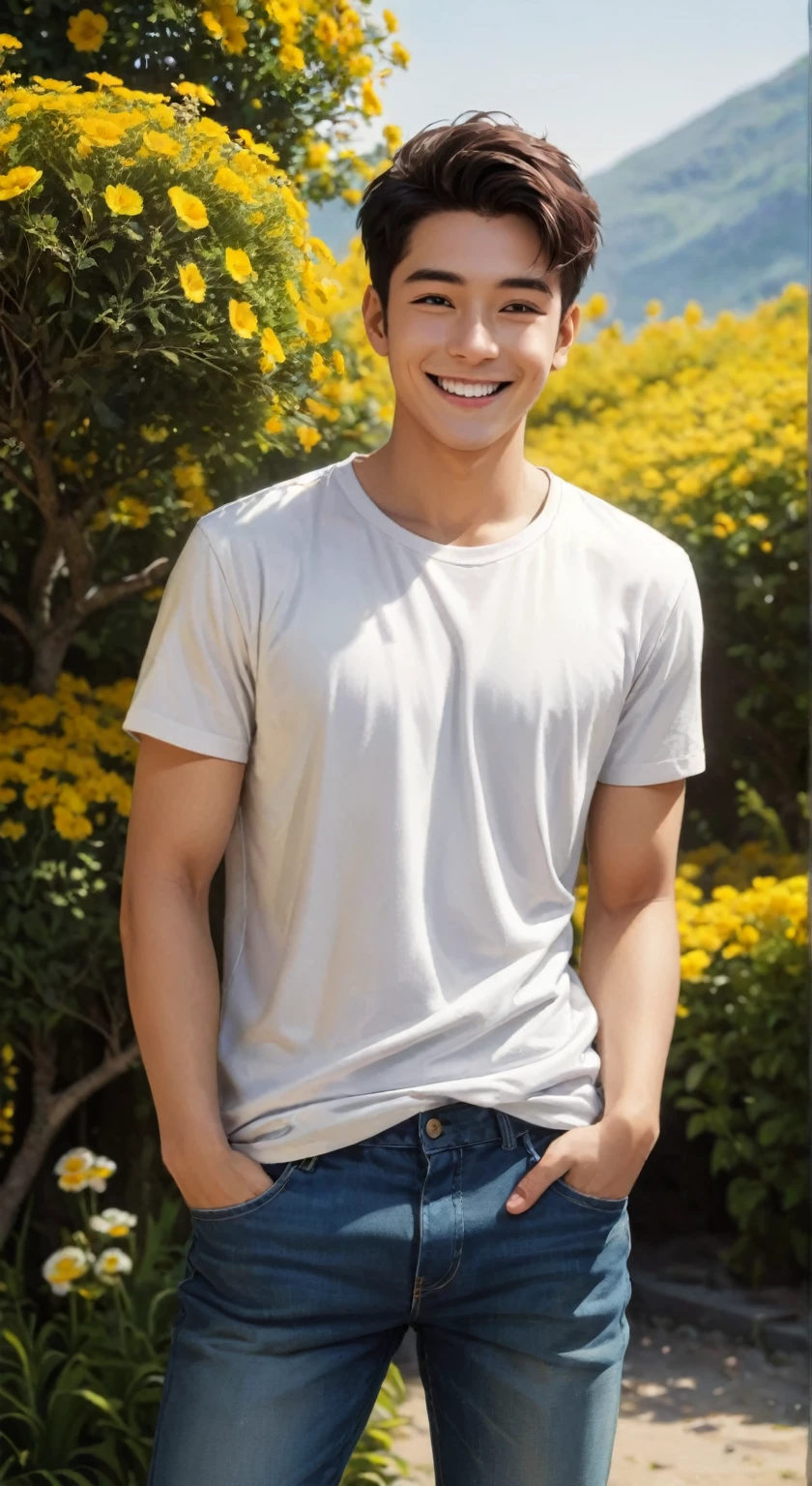 smiling