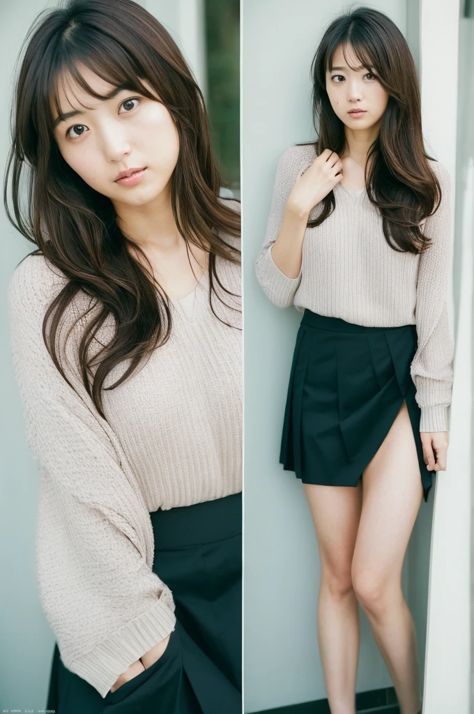 (((One girl,alone))),(Highly realistic photos, High resolution, Detailed face, Beautiful Eyes) Japanese women, 21 years old, Cute Face, alone:1, Nice body, Medium chest, ,Hairstyle, Take a photo book,,Healthy Body,Thighine Fujiko,Flip up your skirt、Showing panties、Lift the hem of a skirt