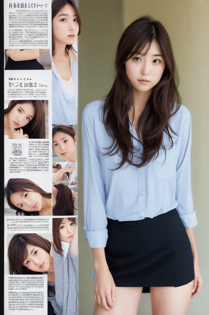 (((One girl,alone))),(Highly realistic photos, High resolution, Detailed face, Beautiful Eyes) Japanese women, 21 years old, Cute Face, alone:1, Nice body, Medium chest, ,Hairstyle, Take a photo book,,Healthy Body,Thighine Fujiko,Flip up your skirt、Showing panties