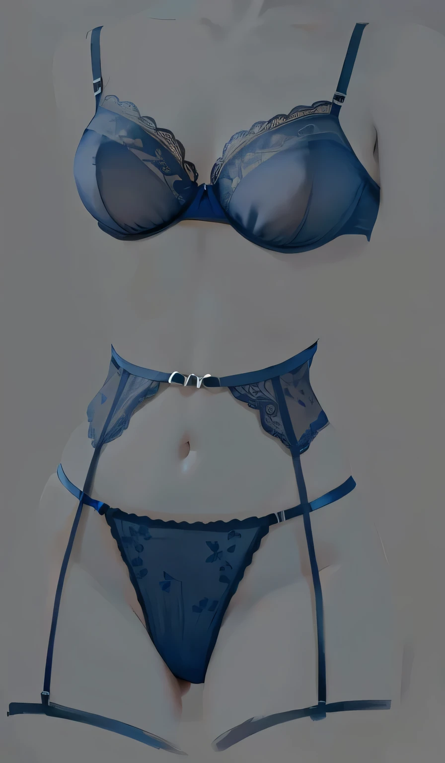 masterpiece, beautiful llustration, girl, dark blue lingerie, laces, beautiful lingerie, a lot of details, big blue flowers