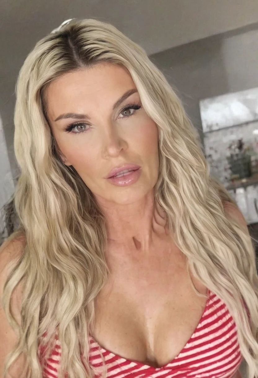 Naked milf showing her big huge tits