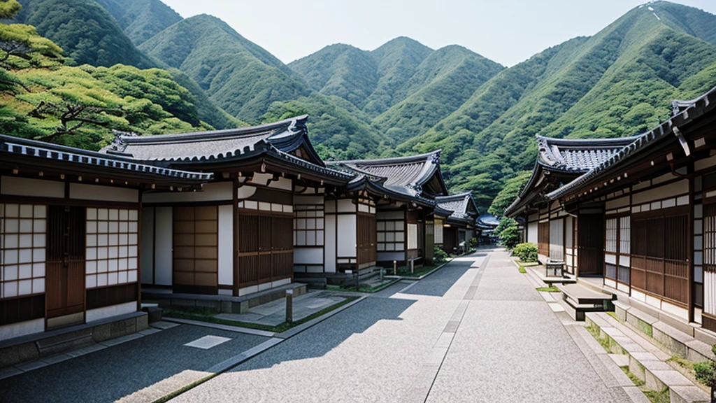 japan country, Village, Landscape, modern