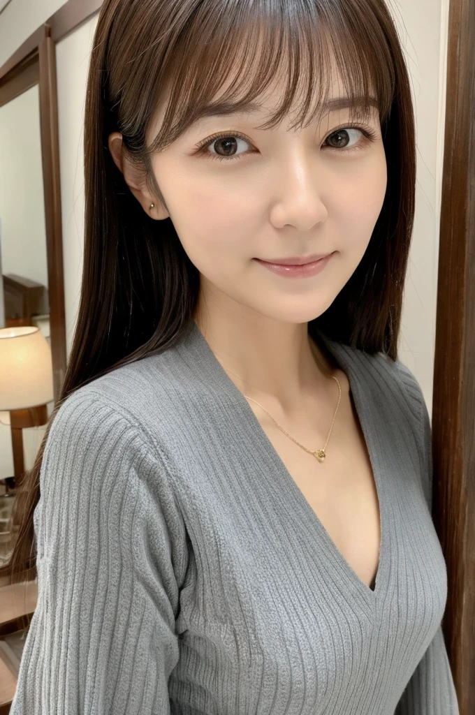 ((Highest quality)), ((masterpiece)), (detailed),Perfect Face,Japanese,Mature Woman,Upper Body