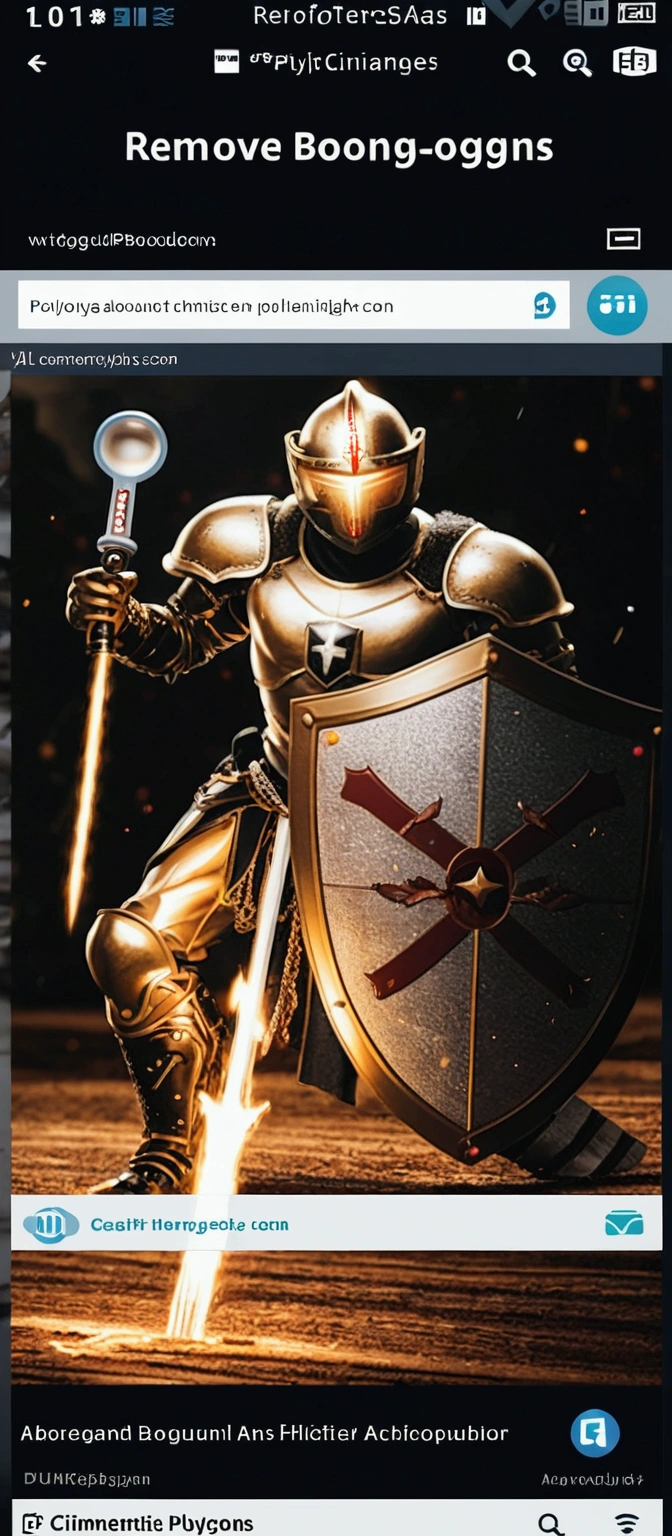 Remove background and highlight polygons