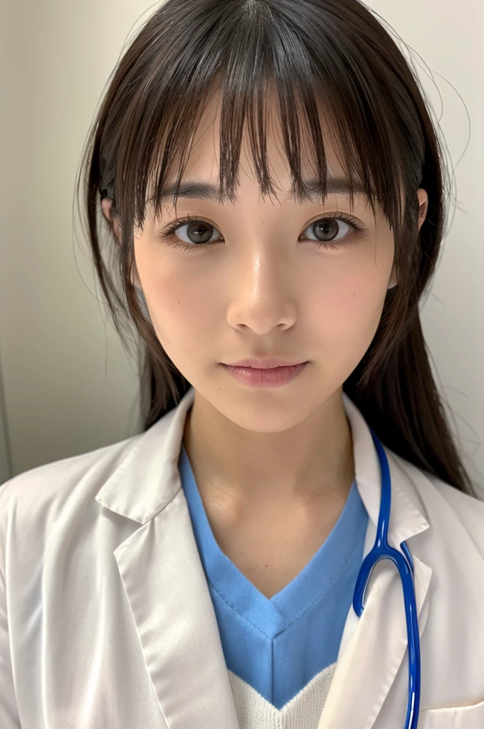 ((Highest quality)), ((masterpiece)), (detailed),Perfect Face,Japanese,Female doctor,White