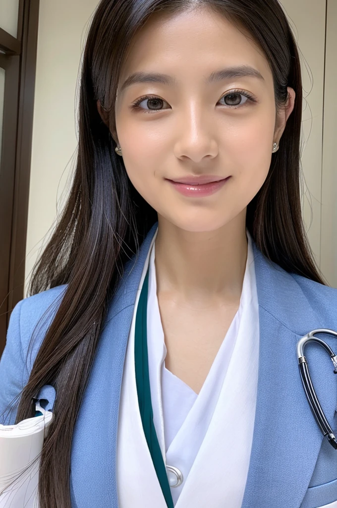 ((Highest quality)), ((masterpiece)), (detailed),Perfect Face,Japanese,Female doctor,White