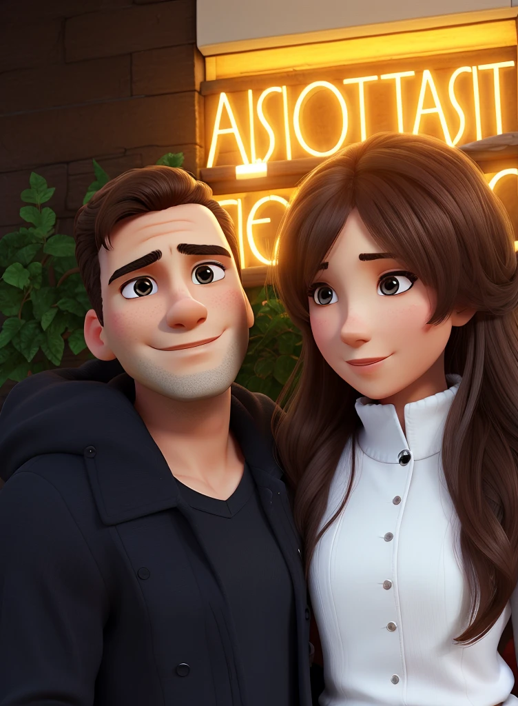 woman and man