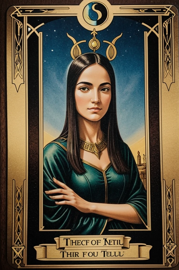 Tarot card representing eternal youth ,but a t a cost