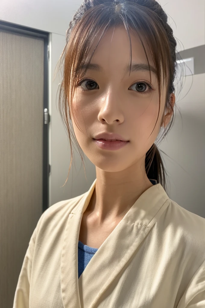 ((Highest quality)), ((masterpiece)), (detailed),Perfect Face,Japanese,Female doctor,White
