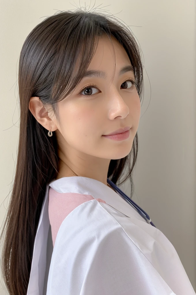 ((Highest quality)), ((masterpiece)), (detailed),Perfect Face,Japanese,Female doctor,White