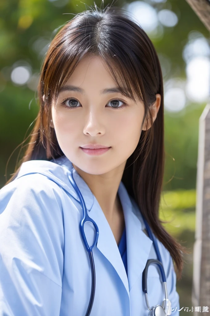 ((Highest quality)), ((masterpiece)), (detailed),Perfect Face,Japanese,Female doctor,White