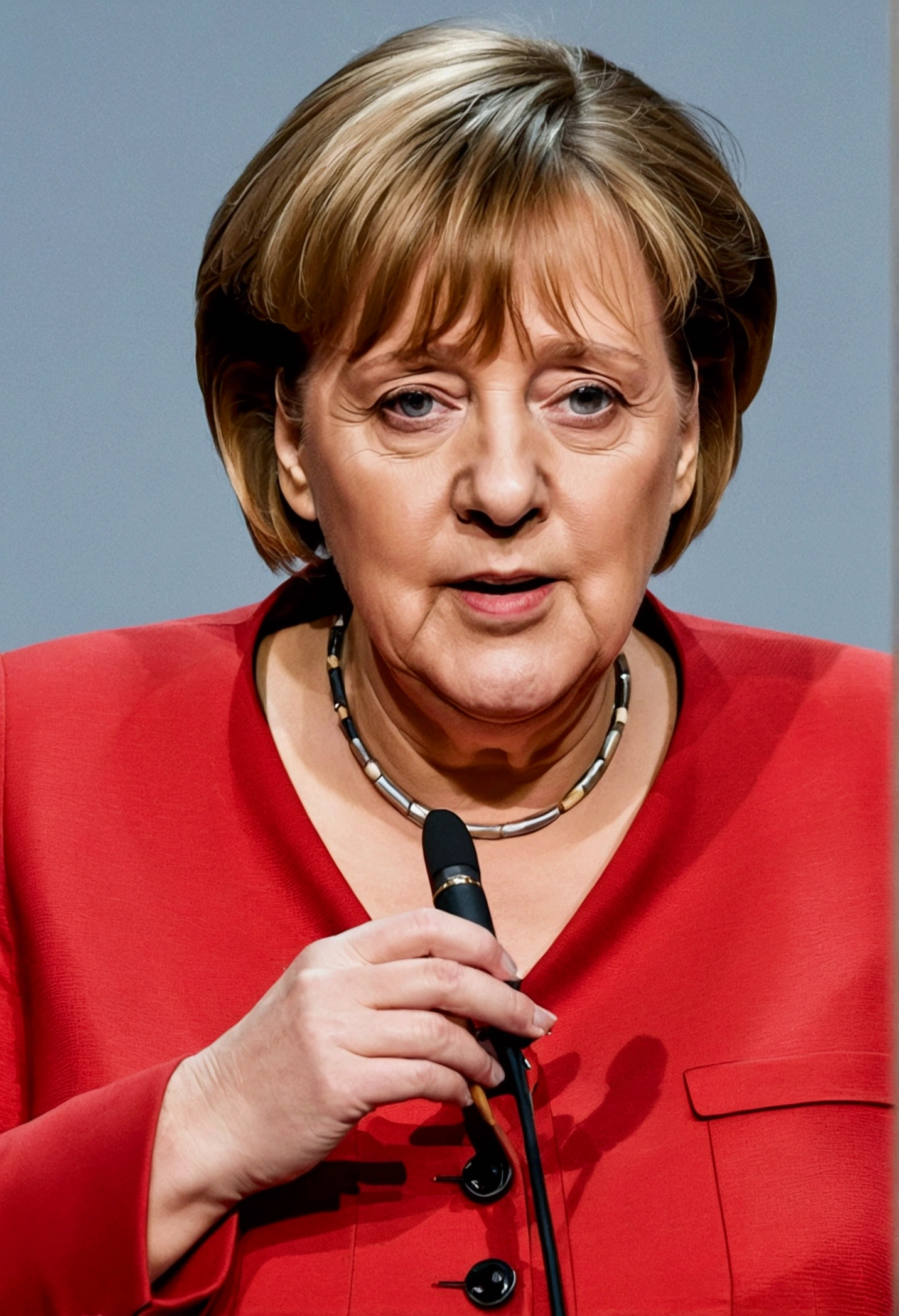 Angela Merkel plays with a penis!
