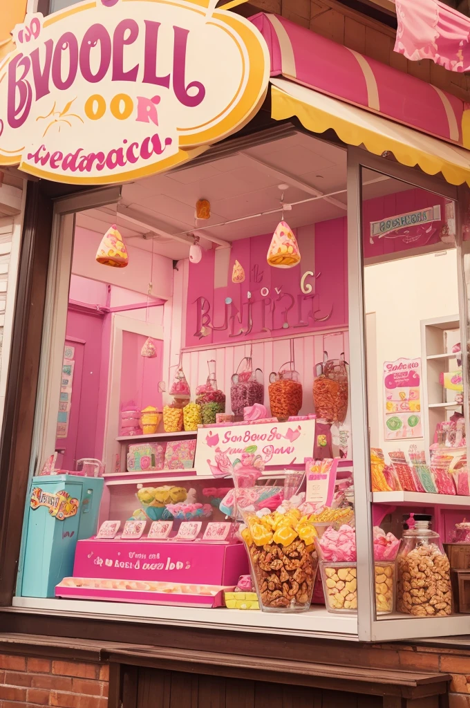 Logo of a sweet shop with the name Bolo Bom