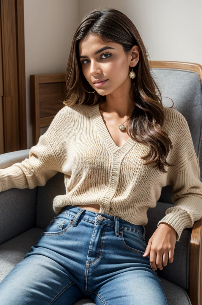 1 fille dans, 19 ans, qui conduit une voiture , seulement, Oeuvre esthétique, une belle fille kabyle algérienne, cheveux brun clair ondulés, Bijoux kabyles, Kabylian hair style, cheveux mi-longs, beau visage berbère kabyle, yeux marron clair-vert, peau claire, visage mince, corps des coureurs, portant un chemisier blanc décolle et une jupe en jeans , qui est situer devant la Tour Eiffel , (peau texturée, pores de la peau:1.1), chair de poule, Pose séduisante, (Extérieur:1.1), ensoleillé, Lumière naturelle, Nikon Z8 + NIKKOR Z 24-120 mm f./4S
