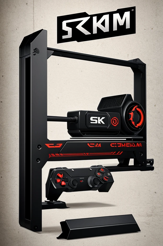 Professional logo for gaming equipment, the game is a shooter, the name is SK team , The logo must have the initials SK