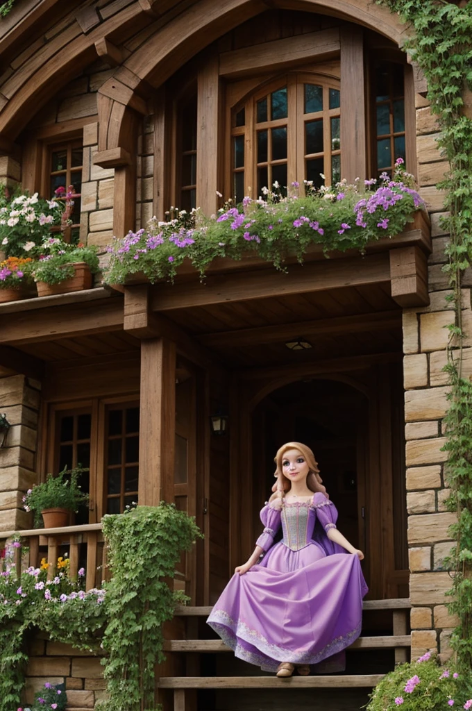 Rapunzel&#39;s Mother Gothel, tying Mirabel Madrigal de Encanto