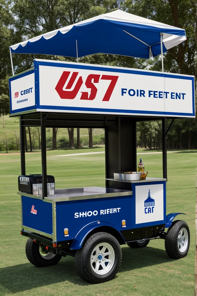 Logo for shot cart rental for events 