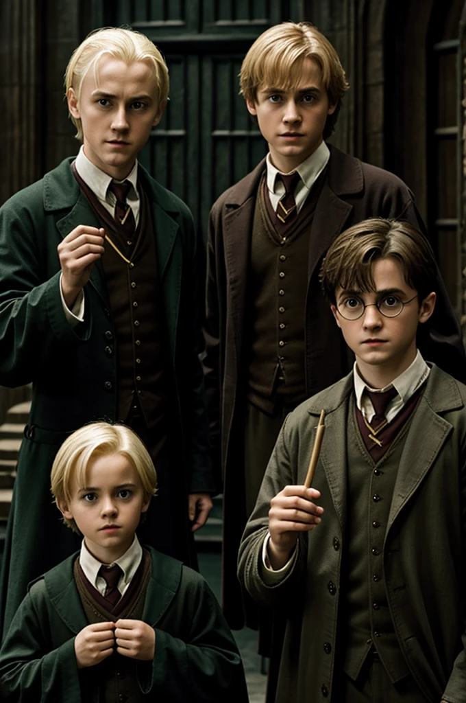 Crea una foto de Draco Malfoy Y Harry Potter