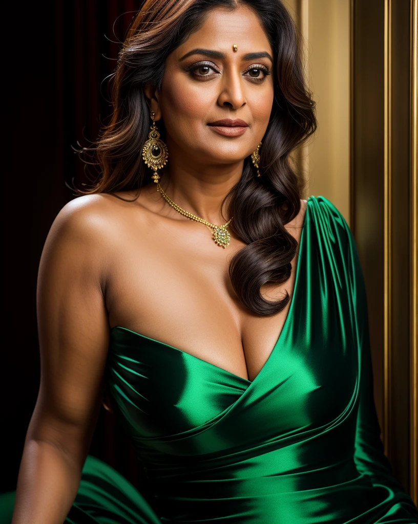 50yo mature MILF Anushka Shetty,((best quality)), ((masterpiece)), ((realistic)), Medusa, full body, the hair  composed of countless small snakes, green eyes, female face,metal carved top, royal aura, trend on artstation , sharp focus, studio photo, intricate detail, very detailed, detailed eye, illustration, very detailed, sharp focus, digital render, professional, 4k