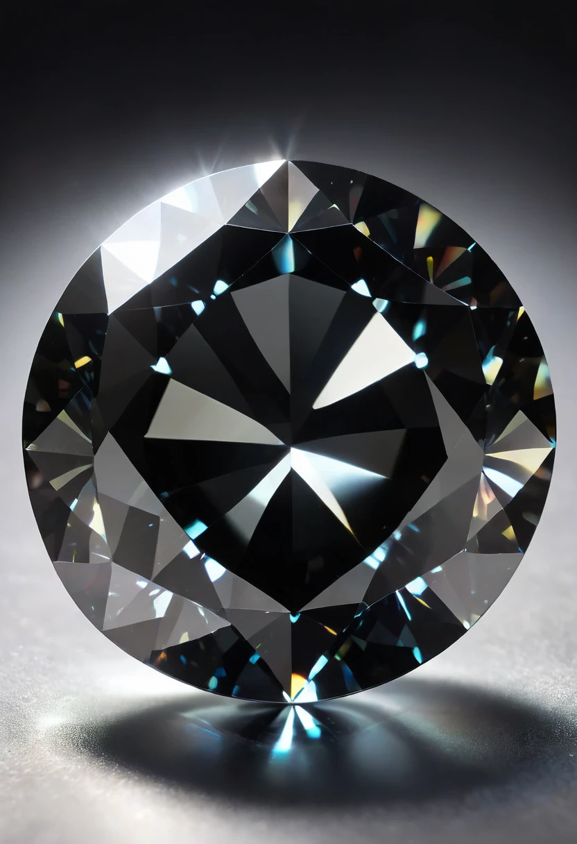 Crystal black Diamond realistic