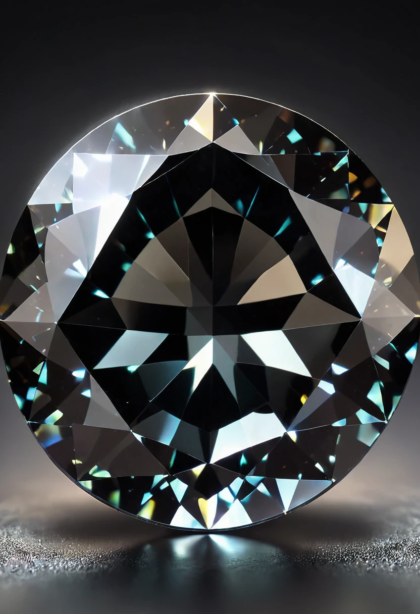 Crystal black Diamond realistic