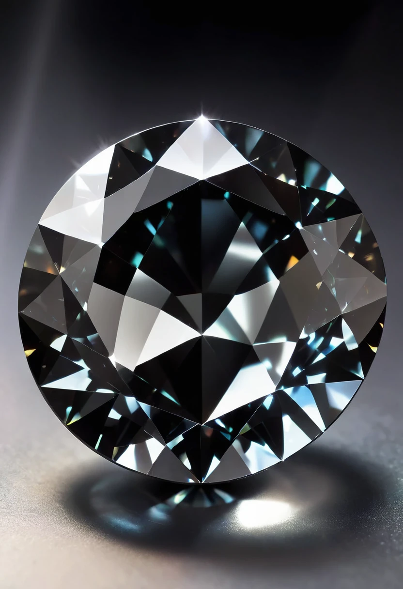 Crystal black Diamond realistic
