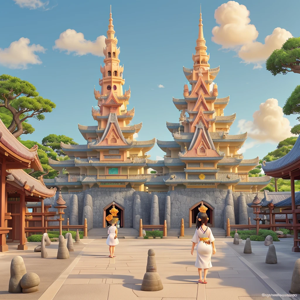 Ryukyu 7 Temples Disney style Okinawa