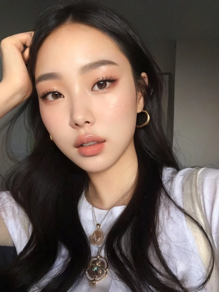 jennie pink black, Portrait of Jennie from Blackpink, Beautiful young Korean woman, leaked image, Kim Jennie the Blackpink
