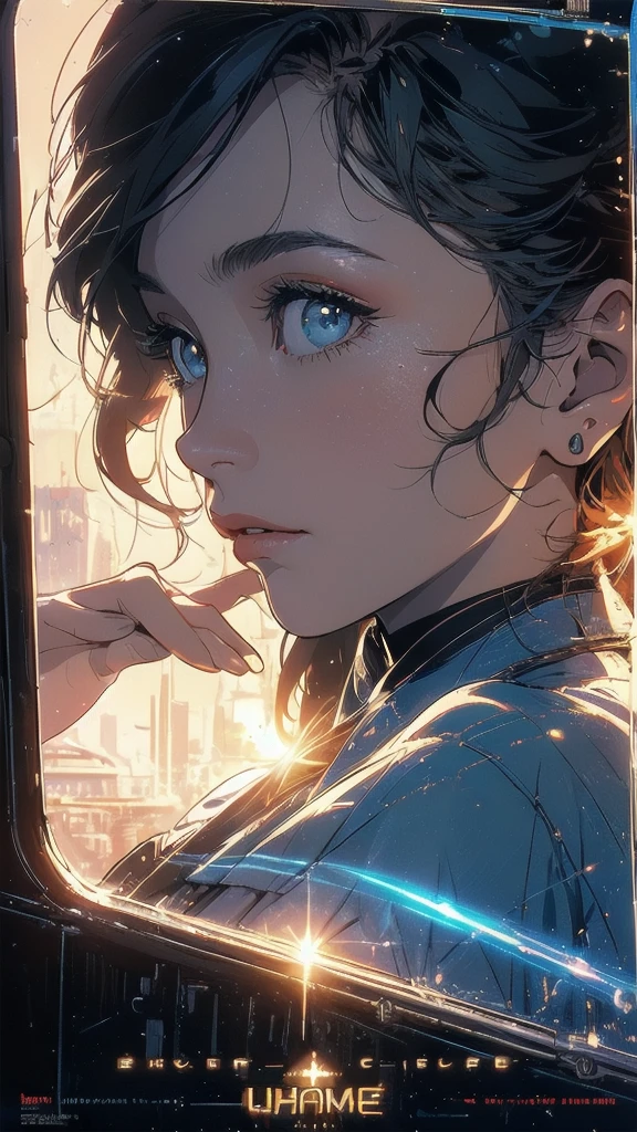 (((masterpiece, highest quality))),(((solo:1.2))),(((1girl:1.2))),(((32k wallpaper))),(very detailed, vintage science fiction),((((((cinematic movie poster)))))),(((abstract))),(mid century modern),movie poster,(((((portfolio))))),(((((((Close-up))))))),,((((more various angle)))),(((((ultimate highlight))))),Vast landscape,((((complete. detailed face)))),(((Extremely talented))),(((most complicated machine))),(((text))),(((typography))),(((((best complicated machine))))),(((((genius mechanic))))),((((gorgeous light leak)))),