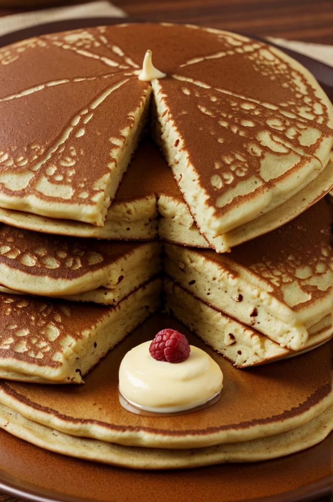 A submissive animated pancake