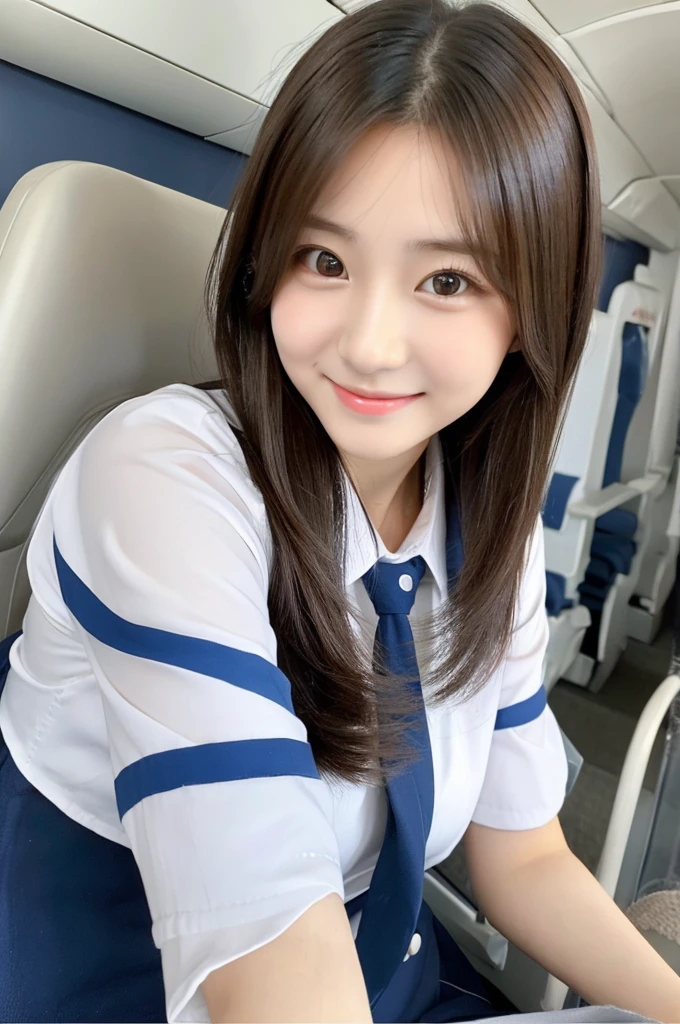 A 22-year-old with a cute, idol-like face and a baby face.　Occupation: Flight Attendant　Gentle and cute　smile gently　small bust　It&#39;s a bikini-style uniform.　Standing of the whole body　You can see all the way to the tips of your feet　Raw photo　genuine　real　High definition　Do not display copyright