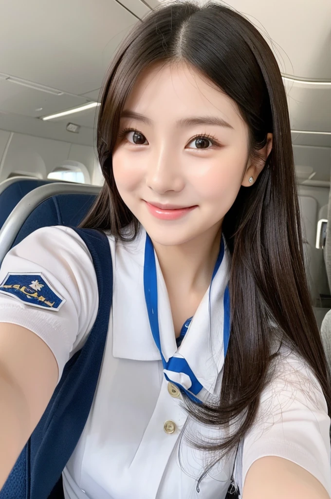 A 22-year-old with a cute, idol-like face and a baby face.　Occupation: Flight Attendant　Gentle and cute　smile gently　small bust　It&#39;s a bikini-style uniform.　Standing of the whole body　You can see all the way to the tips of your feet　Raw photo　genuine　real　High definition　Do not display copyright