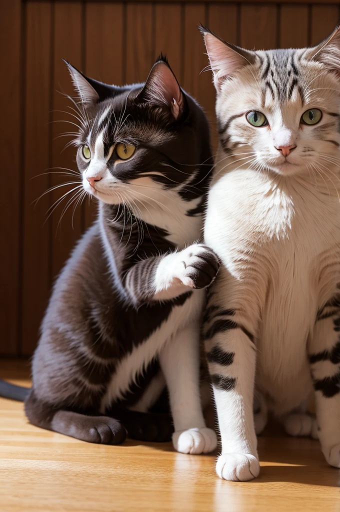 one cat