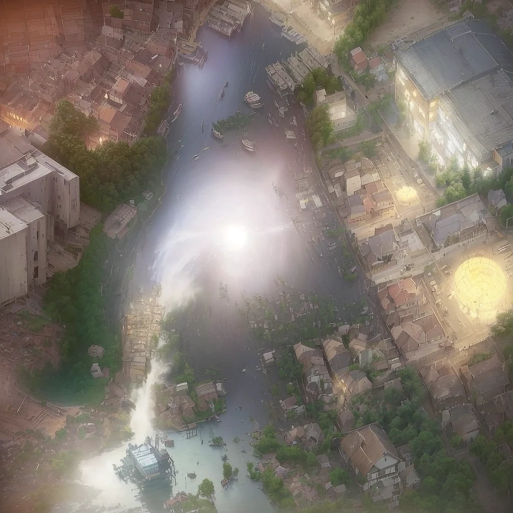 建物が立ち並ぶ街を流れる川のaerial photograph, painterly Concept Art, Olsinsky workshop, Blurry dreamy illustration, view From above, Final Fantasy VLL world concept, Realistic painting of complex objects, Concept Art , Highly rendered, disco elysium Concept Art, From above, highly realistic Concept Art, aerial photograph, zootopia Concept ArtBlazing flames, fire, crowd, throng, freezing, mother warming her baby.Scenery and Cityscape in the Early Meiji Era After the Meiji Restoration, Japan underwent rapid modernization and civilization. Consequently, many changes and reforms occurred. Below is a detailed explanation of the scenery, appearance of the poor, occupations, and cityscapes in the early Meiji period (1868 to the early 1880s). 2. Appearance of the Poor Life for the impoverished and lower classes remained harsh. In particular, in urban areas, people migrated from rural areas or unemployed artisans gathered, intensifying competition in the labor market. Many of them struggled with poverty, often residing in slums or around temples. 3. Occupations Meiji early Japan witnessed a diversification of occupations. Traditional agriculture and handicrafts were accompanied by the rise of modern industry and commerce. Particularly in urban areas, factory workers, shop clerks, and transporters increased, giving rise to new professions. However, many in these occupations endured harsh working conditions. 4. Influence of Civilization and Enlightenment During the Meiji era, Western cultural influences spread rapidly. Changes in clothing, dietary habits, and the proliferation of Western-style architecture advanced, especially in urban areas. Conversely, this development posed a threat to traditional culture and lifestyles, resulting in societal upheaval and adaptation challenges. 5. Social Change and Policy Influence While promoting modernization policies, the government also addressed poverty and social issues. Legislation for labor protection and charitable activities to aid the poor were implemented. Nevertheless, living conditions for the impoverished scarcely improved. The early Meiji peri
