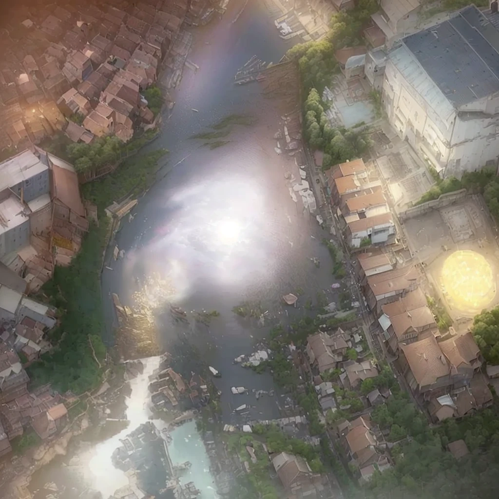 建物が立ち並ぶ街を流れる川のaerial photograph, painterly Concept Art, Olsinsky workshop, Blurry dreamy illustration, view From above, Final Fantasy VLL world concept, Realistic painting of complex objects, Concept Art ， Highly rendered, disco elysium Concept Art, From above, highly realistic Concept Art, aerial photograph, zootopia Concept ArtBlazing flames, fire, crowd, throng, freezing, mother warming her baby.Scenery and Cityscape in the Early Meiji Era After the Meiji Restoration, Japan underwent rapid modernization and civilization. Consequently, many changes and reforms occurred. Below is a detailed explanation of the scenery, appearance of the poor, occupations, and cityscapes in the early Meiji period (1868 to the early 1880s). 2. Appearance of the Poor Life for the impoverished and lower classes remained harsh. In particular, in urban areas, people migrated from rural areas or unemployed artisans gathered, intensifying competition in the labor market. Many of them struggled with poverty, often residing in slums or around temples. 3. Occupations Meiji early Japan witnessed a diversification of occupations. Traditional agriculture and handicrafts were accompanied by the rise of modern industry and commerce. Particularly in urban areas, factory workers, shop clerks, and transporters increased, giving rise to new professions. However, many in these occupations endured harsh working conditions. 4. Influence of Civilization and Enlightenment During the Meiji era, Western cultural influences spread rapidly. Changes in clothing, dietary habits, and the proliferation of Western-style architecture advanced, especially in urban areas. Conversely, this development posed a threat to traditional culture and lifestyles, resulting in societal upheaval and adaptation challenges. 5. Social Change and Policy Influence While promoting modernization policies, the government also addressed poverty and social issues. Legislation for labor protection and charitable activities to aid the poor were implemented. Nevertheless, living conditions for the impoverished scarcely improved. The early Meiji peri