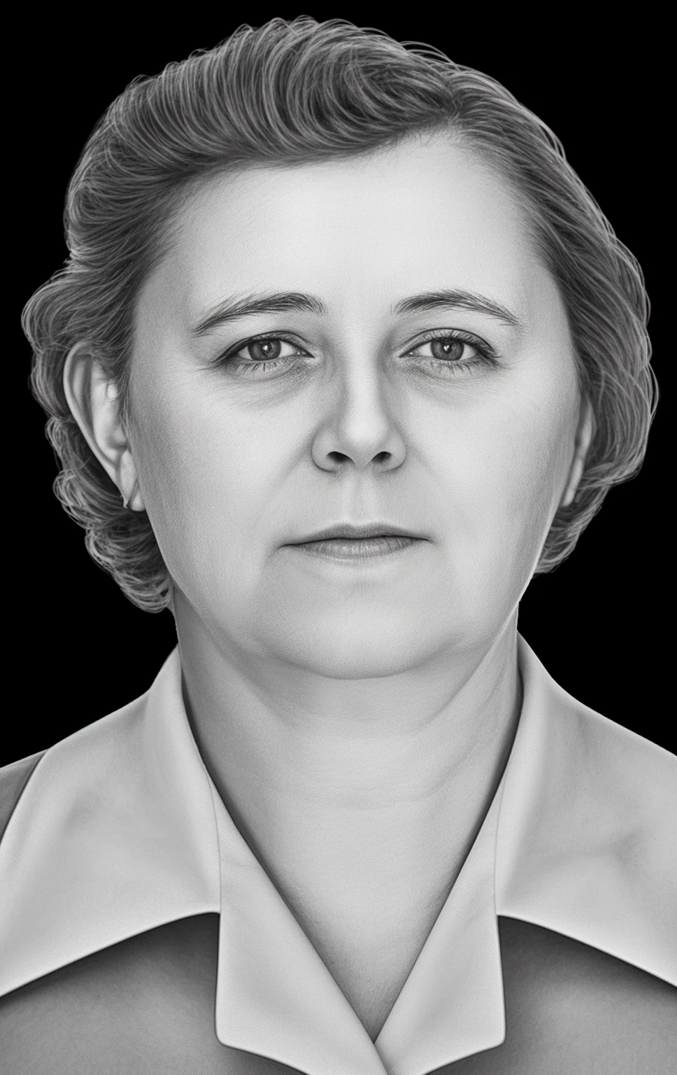 RAW photo, a portrait photo of 45 y.o woman, естественные пышные волосы, natural skin, 8k uhd, high quality, film grain, Fujifilm XT3,