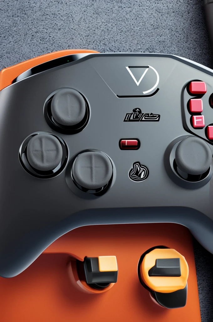 logo of playing fun game with controller with the name IRON BRUISER