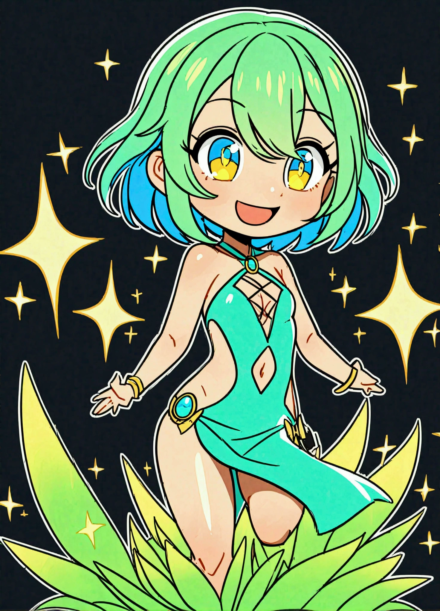 (score_9:0.9) ,score_8_up,score_7_up,

rating_safe,anime style,

1girl,full body,short hair,pelvic curtain,

blue hair,Halter Bikini, navel,

smile, 

(no background,black background:1.1), 

dreamy, enchanted, (Female [swimming|happy]:1.0) , 

Well-visualised, Christcore, artstation, vibrant, original, 

perfect background, radiant,