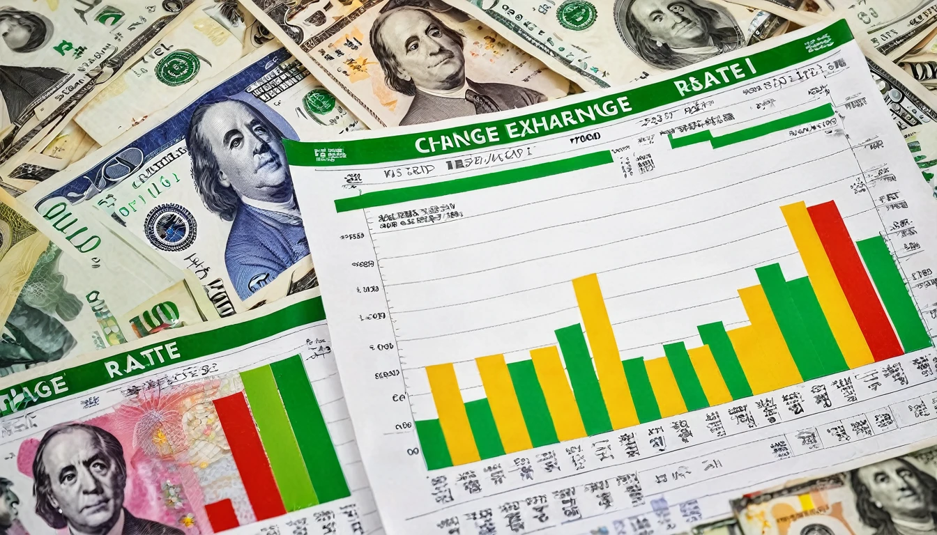 Exchange rate chart、Realistic photos