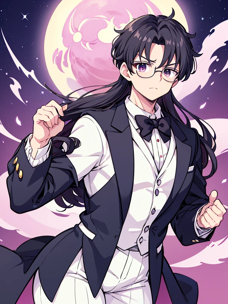 fat "Tuxedo Mask (Tuxedo Mask, Takishīdo Kamen), also known as Mamoru Chiba" with a big belly from the anime Sailor Moon