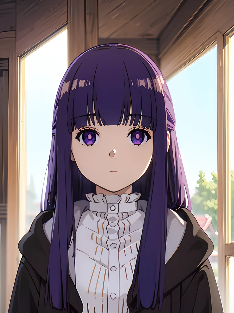 (safe:1.10), best quality, masterpiece, highres, solo, (fern_sousounofrieren:1.10), portrait, looking at viewer, anime_style, 16