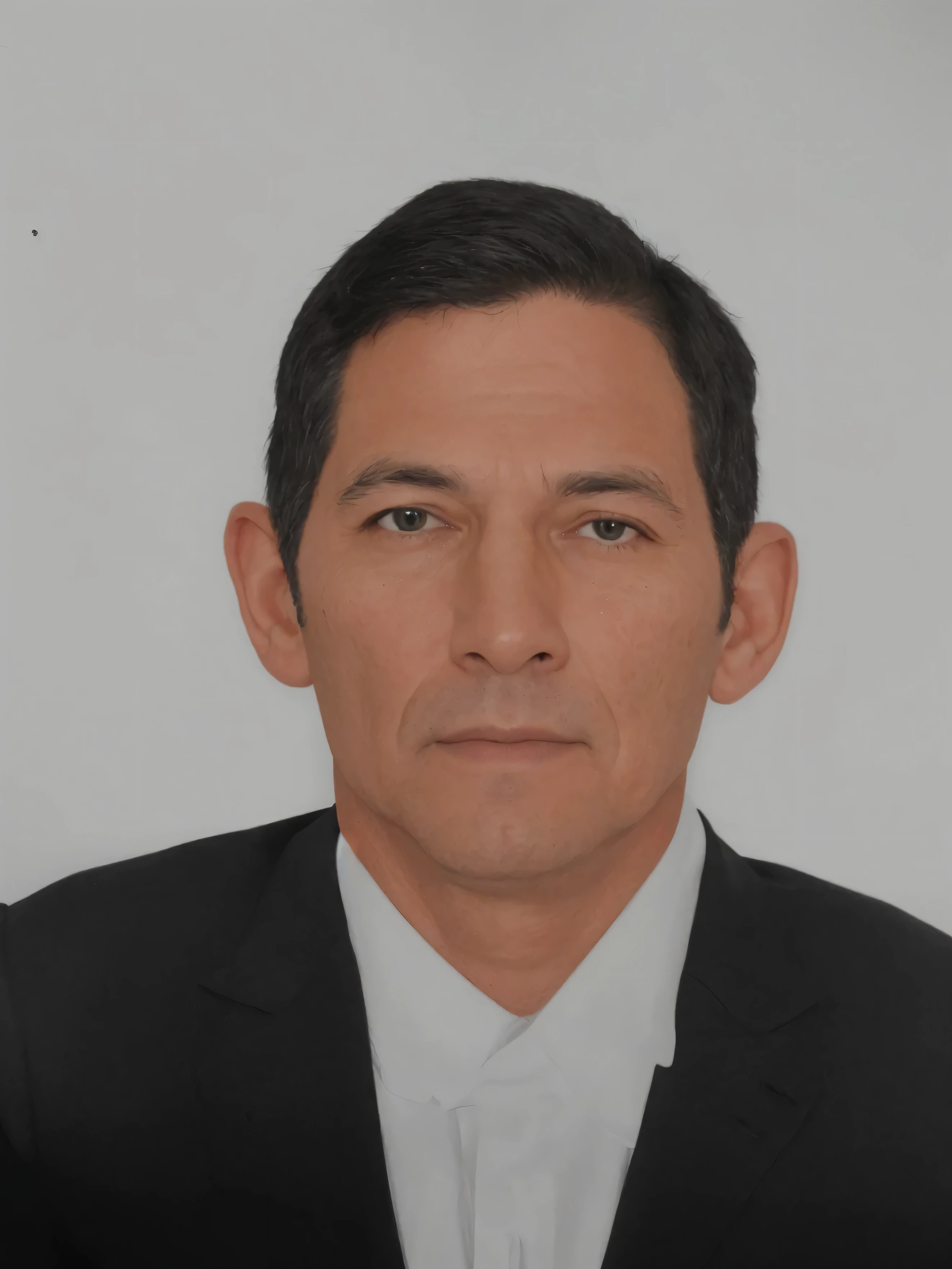 Make this photo look realiatic and detailed, arafed man in a suit, 45 years old man, very detailed potrait, realistic portrait photo, close up potrait, profile portrait, very detailed face, very realistic face, very perfected face, very detailed clothes, very realistic clothes, very perfected clothes