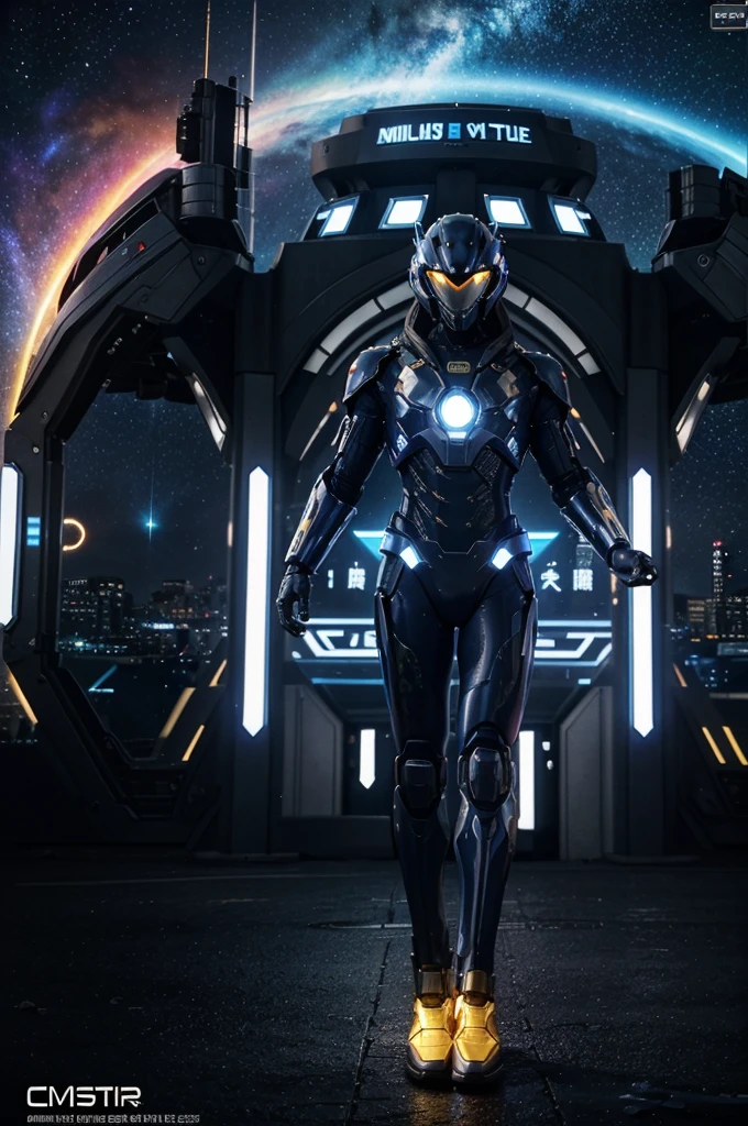 Promotional poster AI generated example describing the poster layout:
Central display main characters,The characters of the mecha camp and the alien camp are distributed on the left and right sides.。
Background uses bright starry sky、Portals and high-tech city elements。
Place a prominent game title at the top《Cosmic Confluence》。
The slogan "Explore Infinite Possibilities" is placed at the bottom.,Across the Multiverse!" and a brief introduction to the game features、Release date and platform information。
Tone and detail:
Use bright blue and purple as the main colors,Gold and silver are secondary colors。
Adding light effects and energy fluctuation effects,Enhance visual impact。
Foreground characters are detailed,The background is layered,Highlight the interaction between characters and background。
