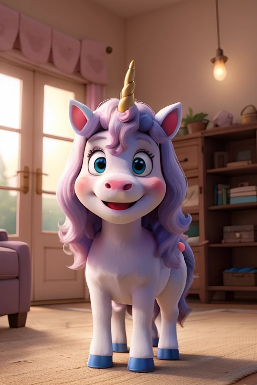 Home with a unicorn