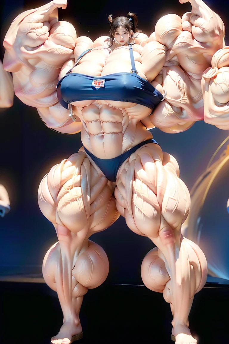 Highest quality、High resolution、Very detailed、Bright lighting、One girl、Full body photo、Black Hair、(((Short Hair)))、smile、tall、(((Big Tits)))、(((Bikini)))、(((muscular)))、(((Hyper huge Muscle:1.5)))、(((Incredibly large muscles:1.5)))、(((Extremely large muscles:1.5)))、huge、(((Huge body)))、((Long legs))、(((very thick paws)))、(((Expanding Body)))、(((Huge body)))、(((An immeasurably large body:1.2)))、(((Very small face)))、(((Unusually developed super huge breasts:1.2)))、(((Super Heavy Muscle:1.2)))、(((Hyper Heavyweight Muscle:1.2)))、(((Super huge body:1.2)))、(((Unreasonably small face:1.2)))、(((An extraordinary large body:1.2)))