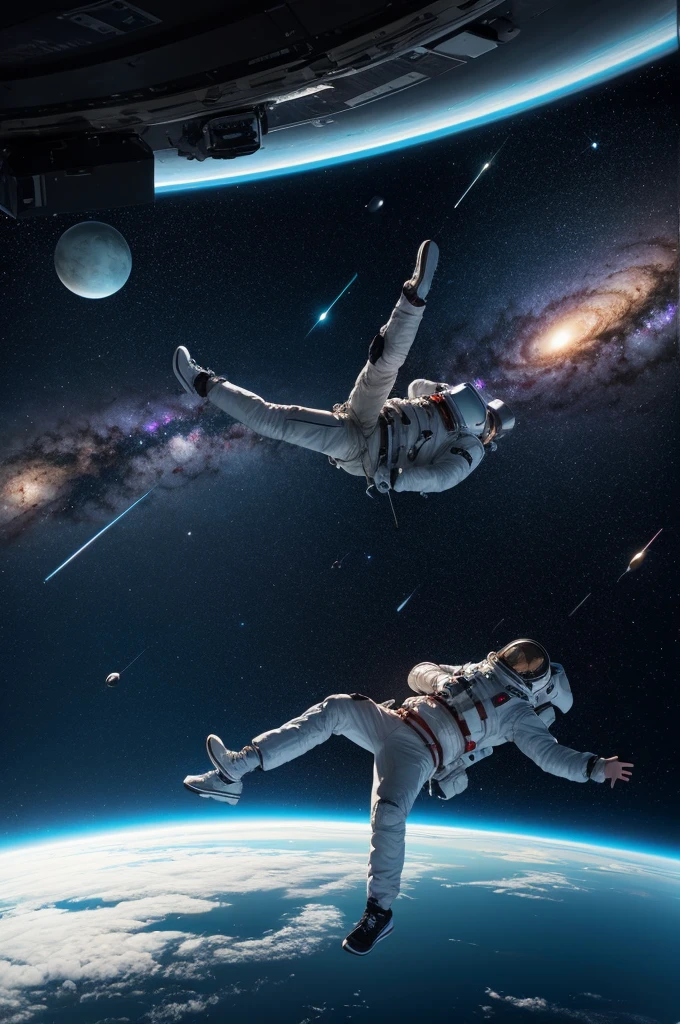 Man adrift in space-time